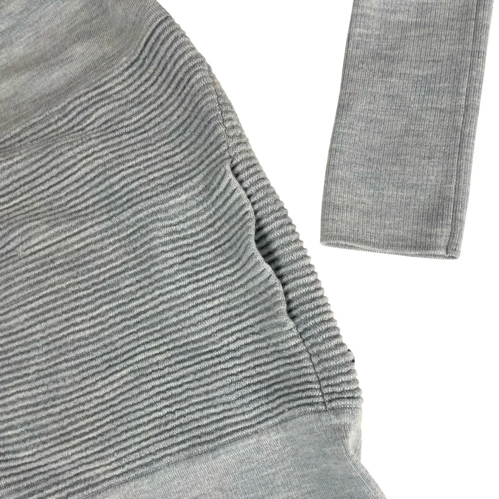 Lululemon Sit In Lotus Wrap II Cardigan Merino‎ Wool Heathered Chambray